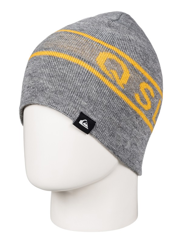 quiksilver, Knox - Bonnet, GREY HEATHER (kpgh) 0 Knox - Bonnet Noir EQYHA03073 Quiksilver