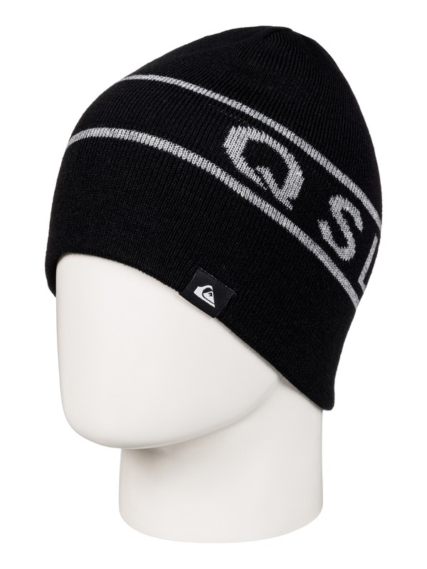 quiksilver, Knox Beanie, BLACK (kvj0) 0 Knox Beanie Black EQYHA03073 Quiksilver