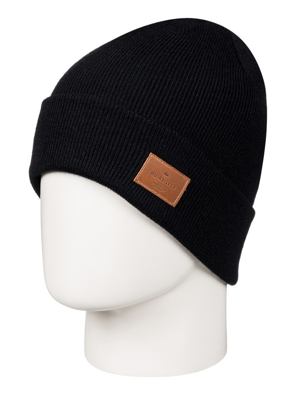 quiksilver, Brigade Cuff Beanie, BLACK (kvj0) 0 Brigade Cuff Beanie Black EQYHA03082 Quiksilver