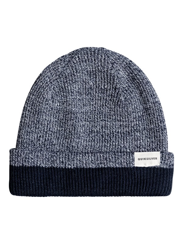 quiksilver, Performed Color Block Reversible Beanie, NAVY BLAZER (byj0) 0 Performed Color Block Reversible Beanie Blue EQYHA03097 Quiksilver