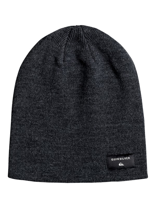 quiksilver, Cushy Slouch - Beanie, DARK CHARCOAL HEATHER (kyfh) 0 Cushy Slouch - Beanie Schwarz EQYHA03100 Quiksilver