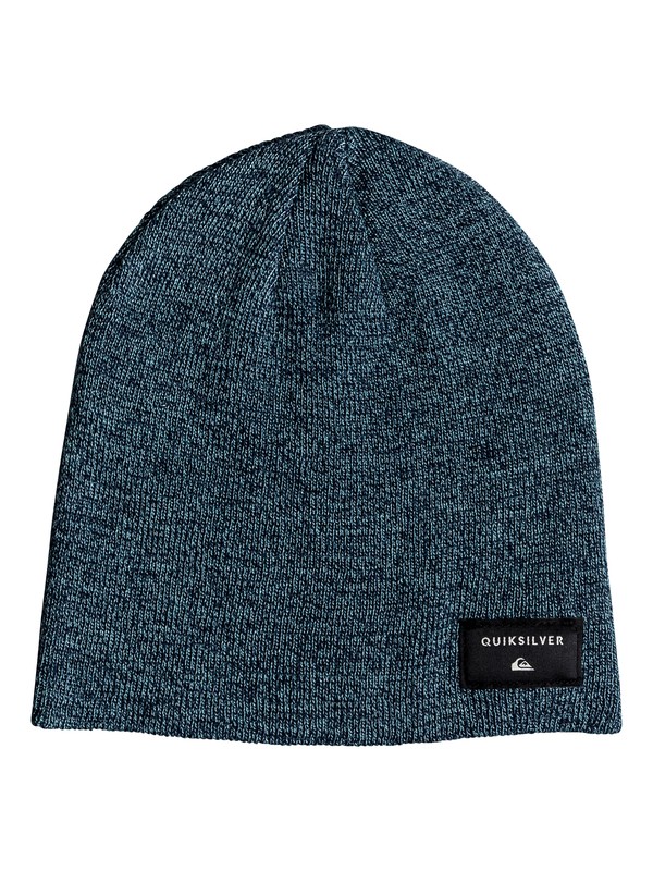 quiksilver, Men's Cushy Beanie, MEDIEVAL BLUE HEATHER (bteh) 0 Men's Cushy Beanie Blue EQYHA03101 Quiksilver