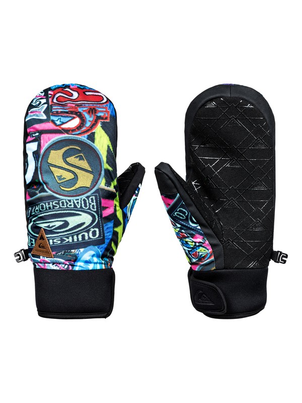 quiksilver, Method - Moufles de snowboard/ski, QUIKY PRINT GLOVES (wbk5) 0 Method - Moufles de snowboard/ski Blanc EQYHN03081 Quiksilver