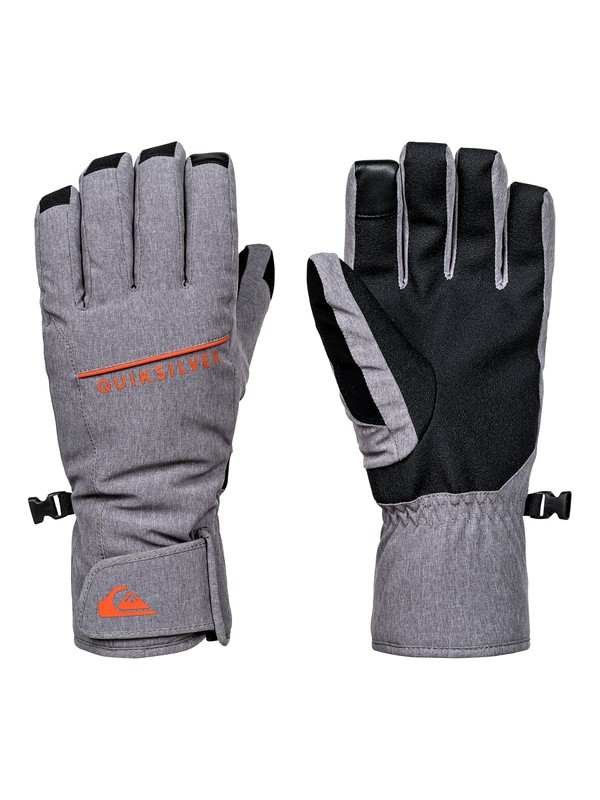 quiksilver, Freefall - Gants de snowboard/ski, GREY HEATHER (kpgh) 0 Freefall - Gants de snowboard/ski Noir EQYHN03083 Quiksilver
