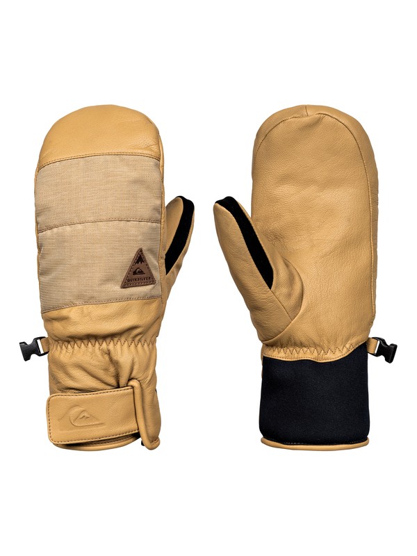 quiksilver, Squad - Snowboard/Ski Mittens, MUSTARD GOLD (ylm0) 0 Squad - Snowboard/Ski Mittens Yellow EQYHN03085 Quiksilver