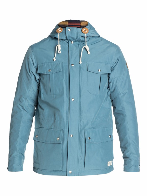 quiksilver, Long Bay Jacket, BLUESTONE (bmc0) 0 Long Bay Jacket EQYJK03014 Quiksilver