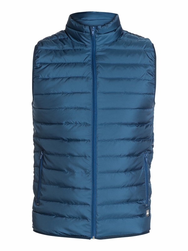 quiksilver, Scaly Gilet Slim Fit Jacket, WASHED NAVY (brq0) 0 Scaly Gilet Slim Fit Jacket EQYJK03025 Quiksilver