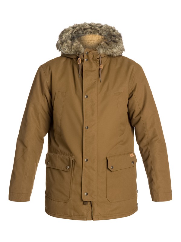 quiksilver, Ferris Parka, OTTER (cqv0) 0 Ferris Parka EQYJK03046 Quiksilver