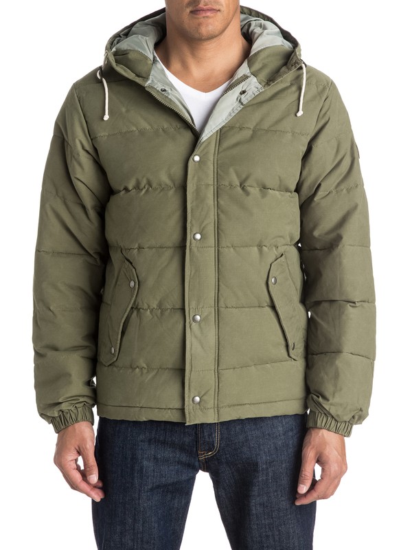 quiksilver, Belmore Down Jacket, DUSTY OLIVE (gpb0) 0 Belmore Down Jacket EQYJK03101 Quiksilver