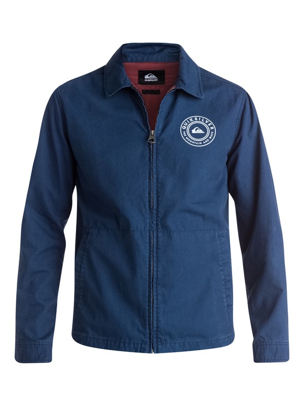 quiksilver, Shepton - Manteau, MEDIEVAL BLUE (bte0) 0 Shepton - Manteau Bleu EQYJK03163 Quiksilver