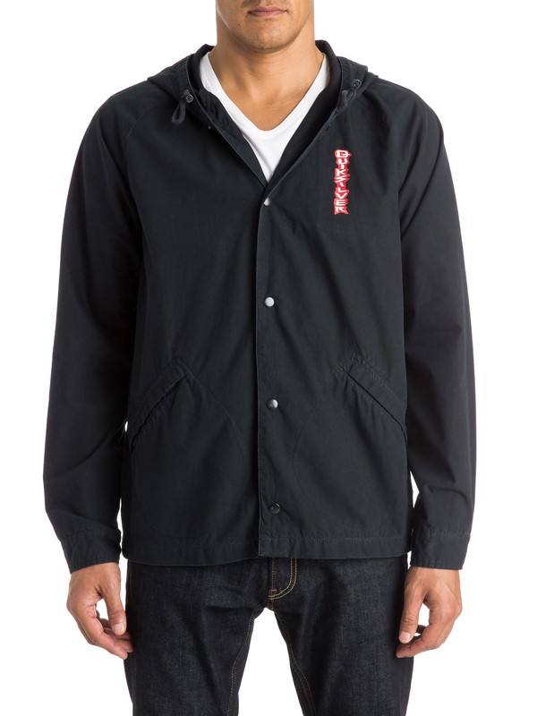 quiksilver, Gateway Coach Jacket, ANTHRACITE (kvj0) 0 Gateway Coach Jacket EQYJK03165 Quiksilver
