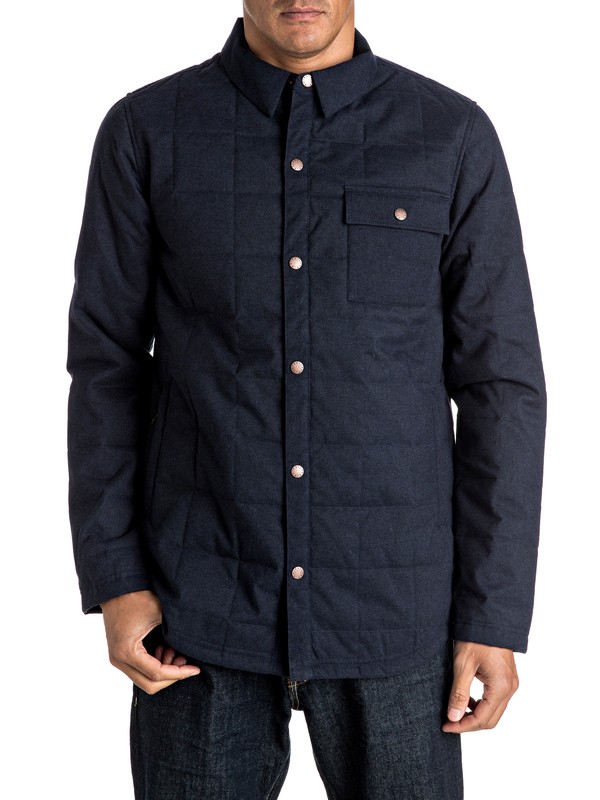 quiksilver, Agent - Veste chemise d'isolation thermique, NAVY BLAZER (byj0) 0 Agent - Veste chemise d'isolation thermique EQYJK03210 Quiksilver