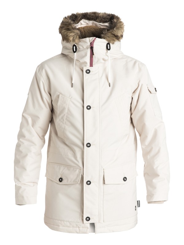 quiksilver, Зимняя мужская парка Ferris, WIND CHIME (sfa0) 0 Зимняя мужская парка Ferris Серый EQYJK03215 Quiksilver