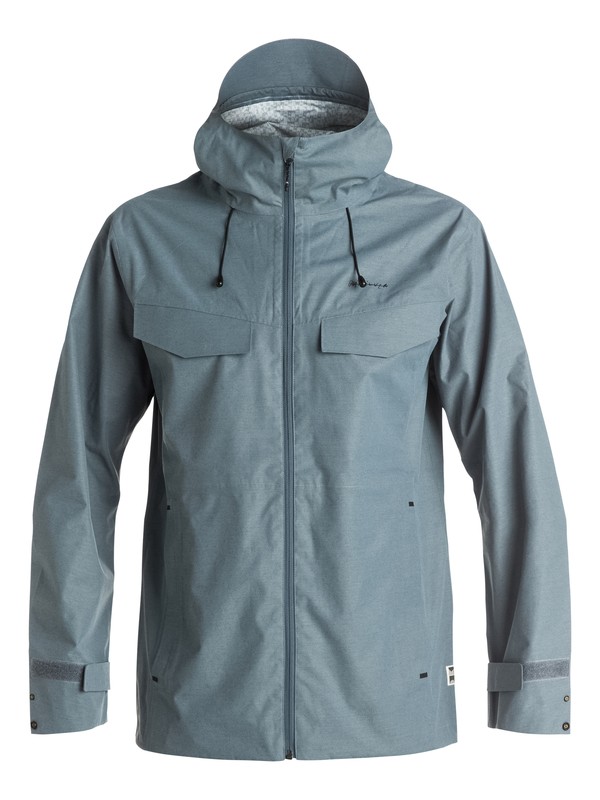 quiksilver, Flynn - Parka technique, STORMY WEATHER (bzj0) 0 Flynn - Parka technique Bleu EQYJK03220 Quiksilver