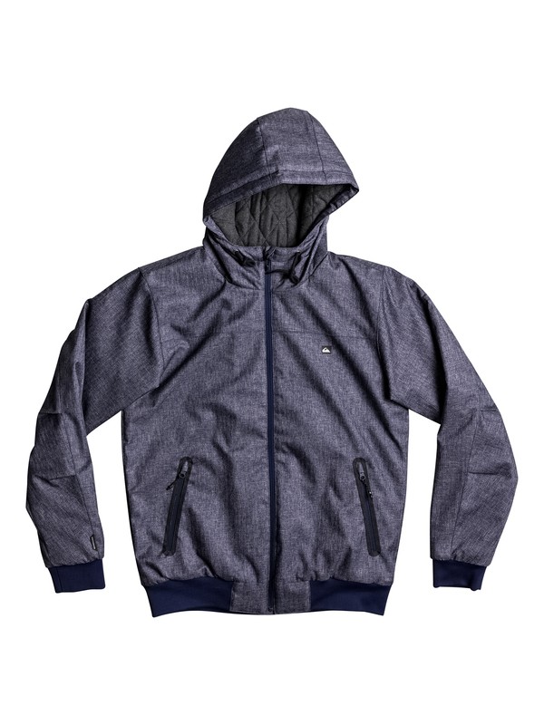 quiksilver, Brooks 5K - Blouson à capuche, MEDIEVAL BLUE HEATHER (bteh) 0 Brooks 5K - Blouson à capuche Bleu EQYJK03241 Quiksilver