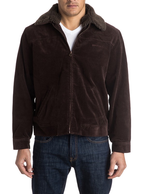 quiksilver, Old Boss Corduroy Jacket, DEMITASSE (ctk0) 0 Old Boss Corduroy Jacket EQYJK03249 Quiksilver