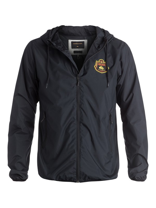 quiksilver, Everyday Eddie Aikau Windbreaker Jacket, BLACK (kvj0) 0 Everyday Eddie Aikau Windbreaker Jacket Black EQYJK03279 Quiksilver