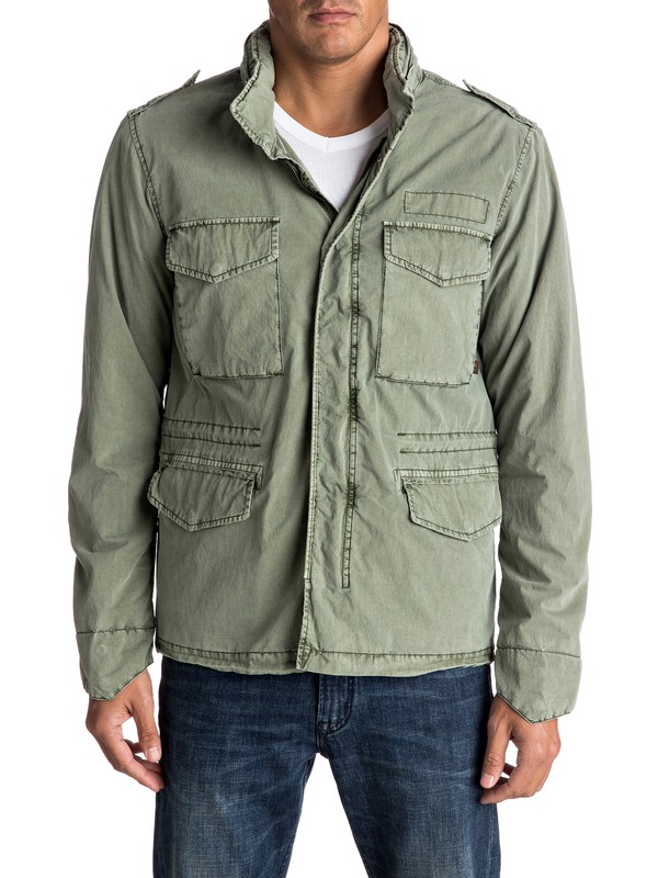 quiksilver, Frazer Hillz - Summer Field Jacket, FOUR LEAF CLOVER (gph0) 0 Frazer Hillz - Summer Field Jacket EQYJK03286 Quiksilver