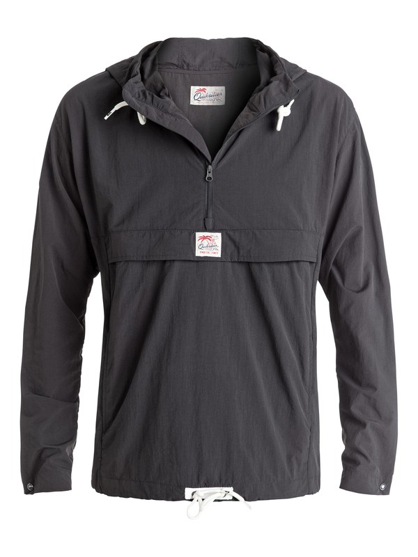 quiksilver, Bloom Full - Pull coupe-vent, TARMAC (kta0) 0 Bloom Full - Pull coupe-vent Noir EQYJK03311 Quiksilver