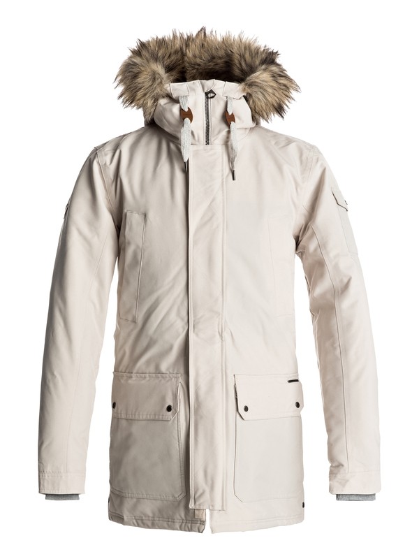 quiksilver, Ferris - Waterproof Parka Jacket, OATMEAL (tfl0) 0 Ferris - Waterproof Parka Jacket Beige EQYJK03332 Quiksilver