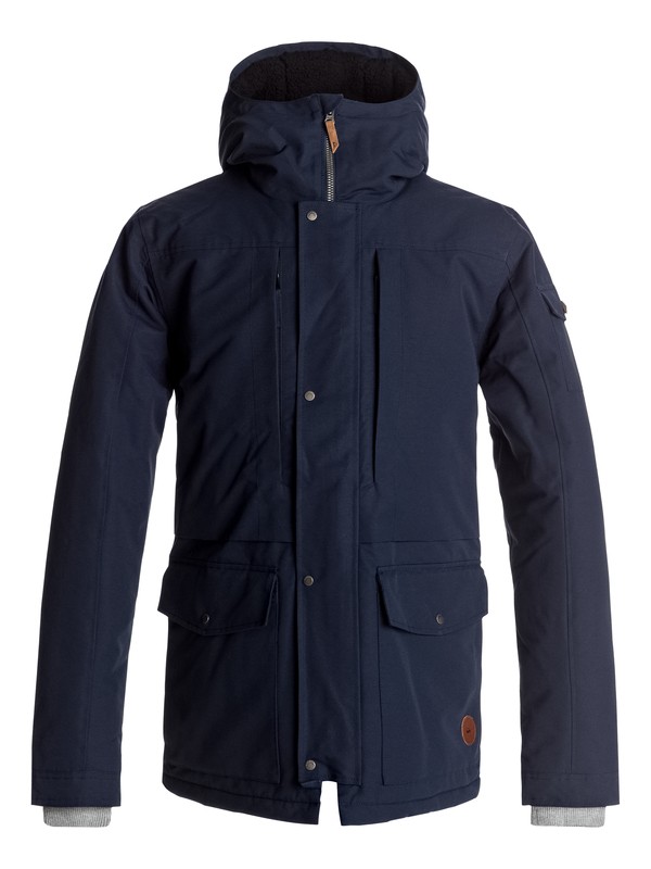 quiksilver, Canyon - Waterproof Hooded Jacket, NAVY BLAZER (byj0) 0 Canyon - Waterproof Hooded Jacket Blue EQYJK03334 Quiksilver