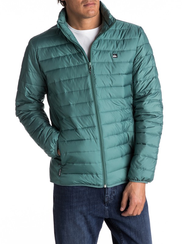 quiksilver, Scaly Full - Wasserabweisende Steppjacke, SILVER PINE (gpa0) 0 Scaly Full - Wasserabweisende Steppjacke EQYJK03342 Quiksilver