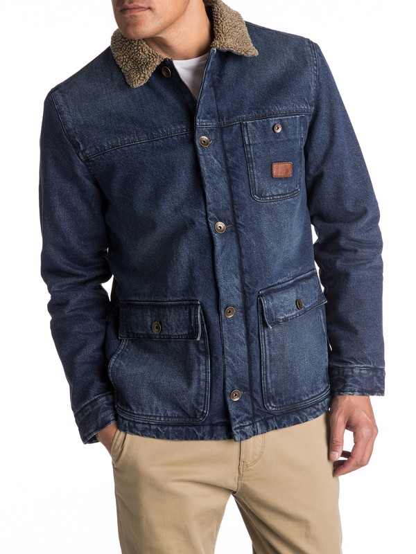 quiksilver, Capa Longa - Veste denim, NEO ELDER (byjw) 0 Capa Longa - Veste denim EQYJK03347 Quiksilver