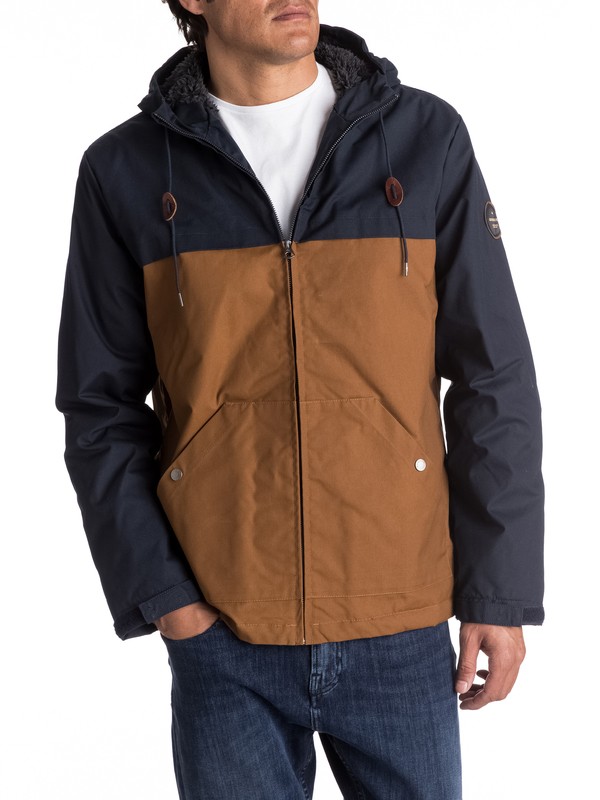 quiksilver, Wanna - Water-Repellent Jacket, NAVY BLAZER (byj0) 0 Wanna - Water-Repellent Jacket EQYJK03361 Quiksilver