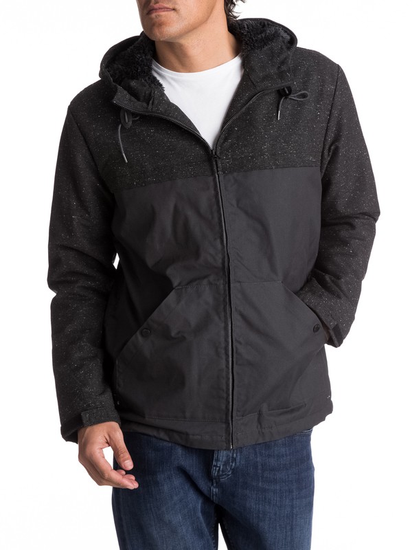 quiksilver, Wanna Water-Repellent Jacket, TARMAC (kta0) 0 Wanna Water-Repellent Jacket EQYJK03361 Quiksilver