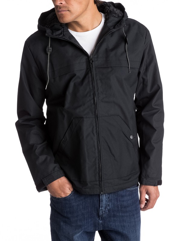 quiksilver, Wanna - Veste Imperméable, BLACK (kvj0) 0 Wanna - Veste Imperméable Noir EQYJK03361 Quiksilver