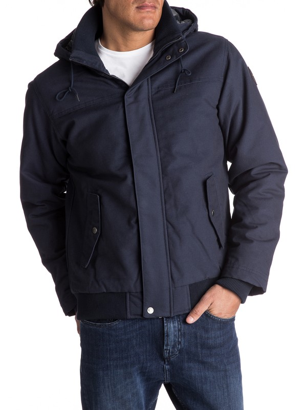 Everyday Brooks - Water-Repellent Hooded Bomber Jacket EQYJK03365 0 Everyday Brooks Water-Repellent Hooded Bomber Jacket EQYJK03365 Quiksilver