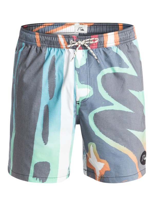 quiksilver, Vibe Tribe 17" Volley Boardshorts, VIBE TRIBE VL BLACK (kvj6) 0 Vibe Tribe 17" Volley Boardshorts Black EQYJV03036 Quiksilver
