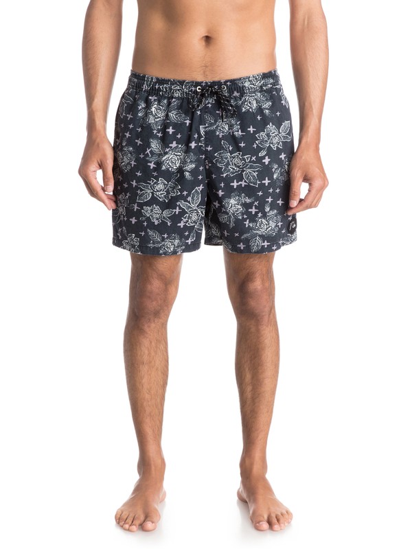 quiksilver, Acid Dots 16" Volley Boardshorts, DARK GARDEN BLACK (kvj6) 0 Acid Dots 16" Volley Boardshorts Black EQYJV03048 Quiksilver