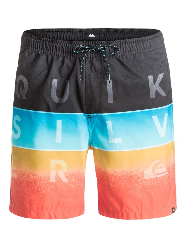 quiksilver, Word Blocked 17" - Short de bain, WORD BLOCK HI OCEAN (bmj6) 0 Word Blocked 17" - Short de bain EQYJV03054 Quiksilver
