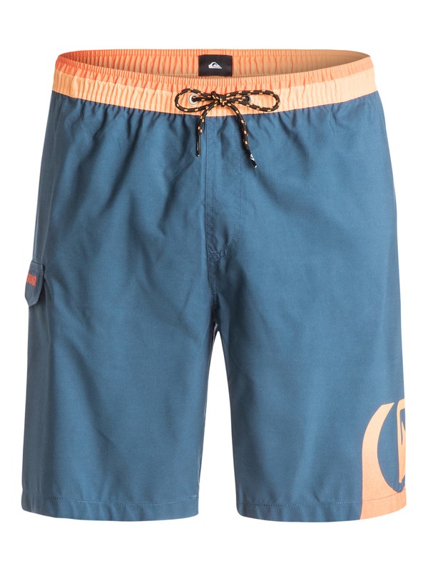 quiksilver, Side Swipe 19" - Short de bain, SIDE SWIPE DARK DENIM (brq6) 0 Side Swipe 19" - Short de bain EQYJV03056 Quiksilver