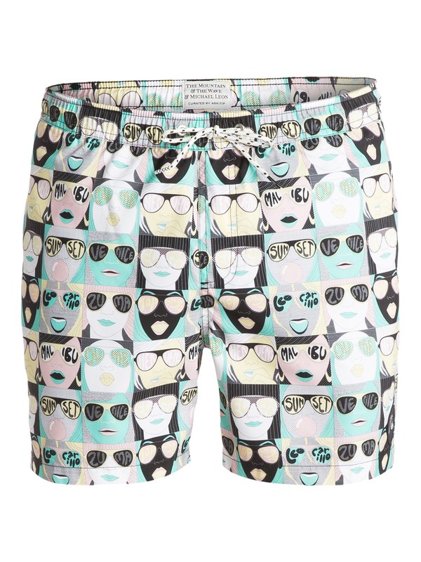 quiksilver, Spot Check Fruit Bat 16" - Short de bain, SPOT CHECK WHITE (wbb6) 0 Spot Check Fruit Bat 16" - Short de bain EQYJV03101 Quiksilver