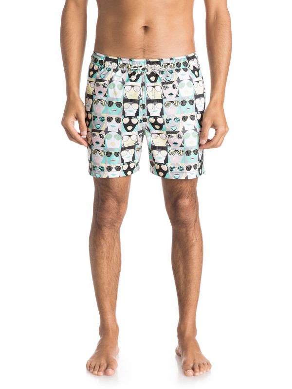 quiksilver, Spot Check Fruit Bat 16" - Short de bain, SPOT CHECK WHITE (wbb6) 0 Spot Check Fruit Bat 16" - Short de bain EQYJV03101 Quiksilver