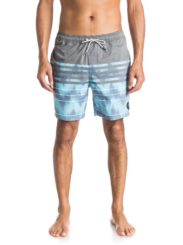 quiksilver, Swell Vision 17" Volleys, SWELL VISION HI OCEAN (bmj7) 0 Swell Vision 17" Volleys Blue EQYJV03105 Quiksilver