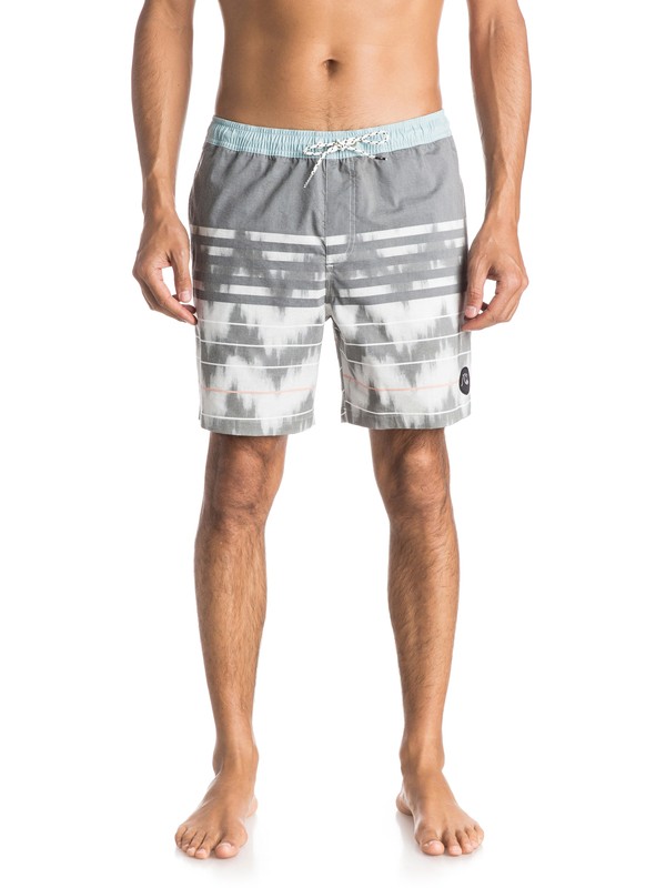 quiksilver, Swell Vision 17" Volleys, SWELL VISION HIGH RISE (sgr6) 0 Swell Vision 17" Volleys Grey EQYJV03105 Quiksilver