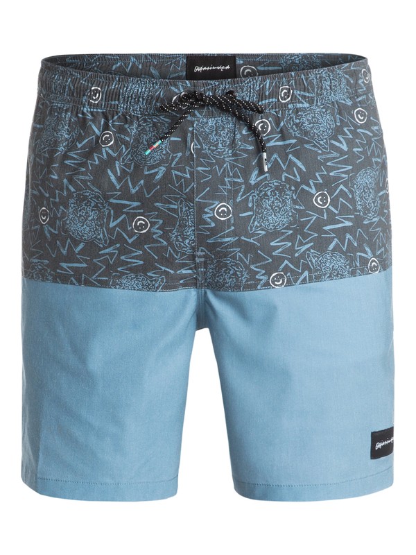 quiksilver, Zulu Mix 17" Volley Boardshorts, CAPTAINS BLUE (bme0) 0 Zulu Mix 17" Volley Boardshorts Blue EQYJV03156 Quiksilver