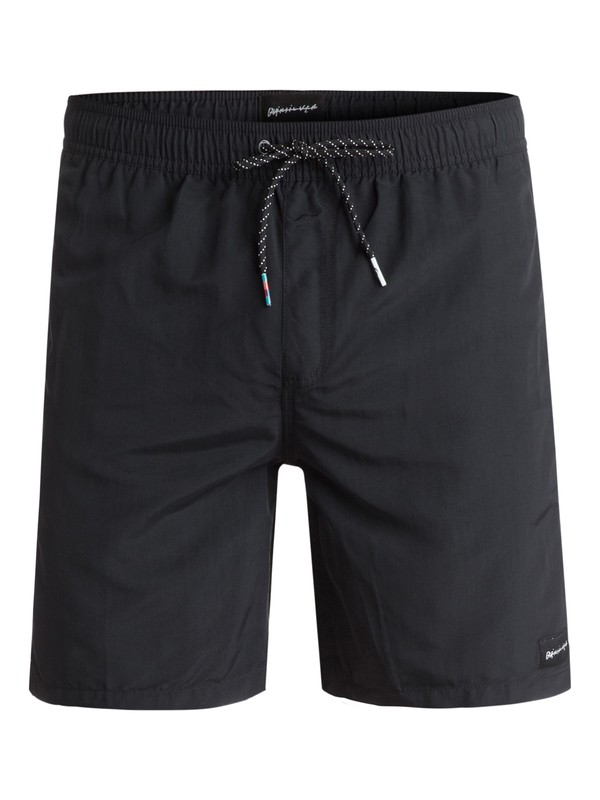 quiksilver, Rigby 17" Volleys, BLACK (kvj0) 0 Rigby 17" Volleys Black EQYJV03183 Quiksilver