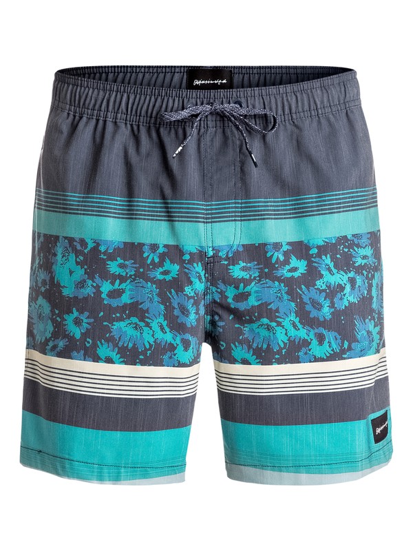 quiksilver, Swell Vision 17" Volley Boardshorts, STONE BLUE (bhy6) 0 Swell Vision 17" Volley Boardshorts Blue EQYJV03189 Quiksilver
