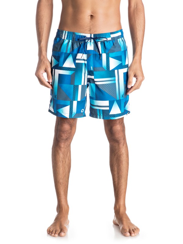 quiksilver, Check 17" - Short de bain, ESTATE BLUE (bsw6) 0 Check 17" - Short de bain EQYJV03227 Quiksilver