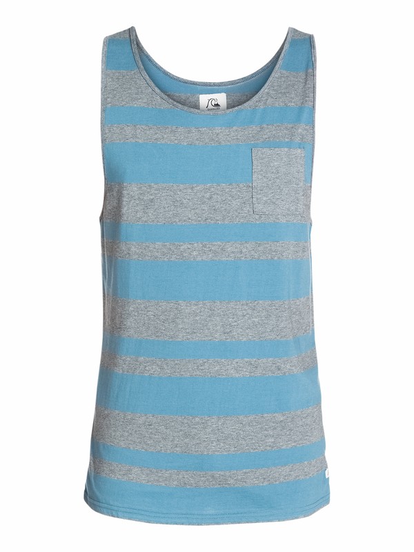 quiksilver, Antons Modern Fit Tank, BLUESTONE (bmc0) 0 Antons Modern Fit Tank EQYKT03109 Quiksilver