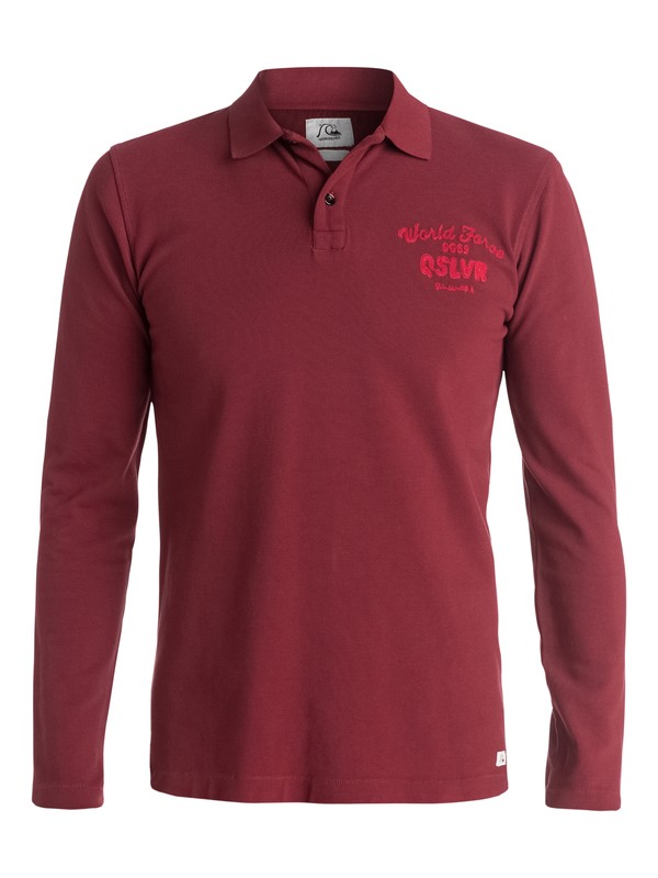 quiksilver, Faded Ghost - Polo manches longues, ROSEWOOD (rra0) 0 Faded Ghost - Polo manches longues EQYKT03203 Quiksilver
