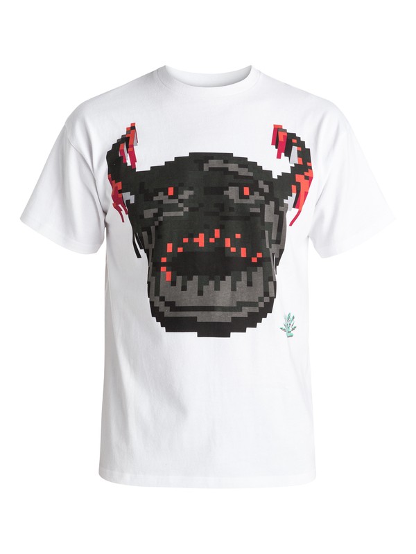 quiksilver, Julien David X Quiksilver Viking - T-shirt, WHITE (wbb0) 0 Julien David X Quiksilver Viking - T-shirt EQYKT03342 Quiksilver