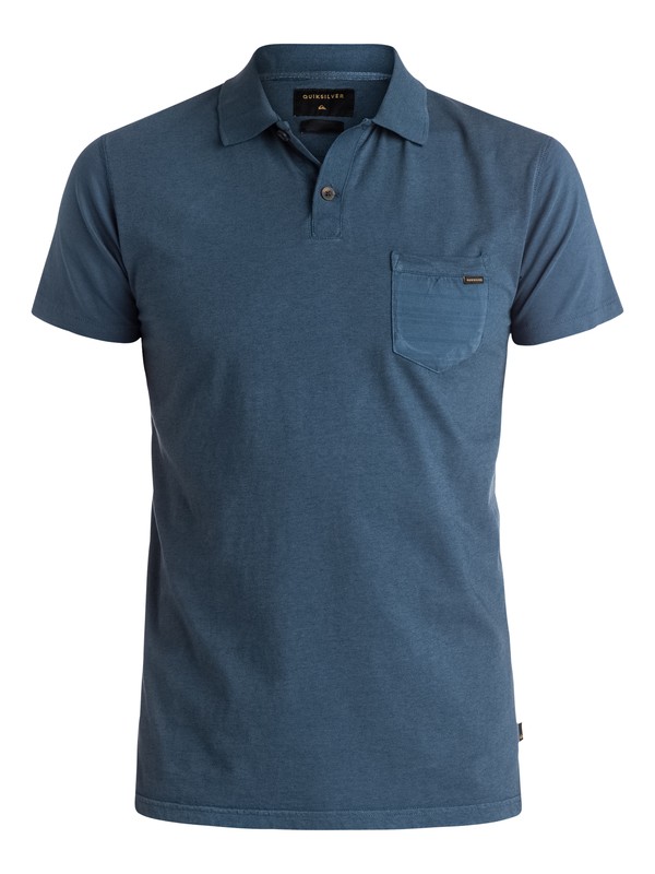 quiksilver, Hidden City - Polo, DARK DENIM (brq0) 0 Hidden City - Polo EQYKT03399 Quiksilver