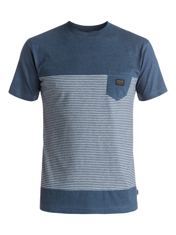 quiksilver, Full Tide - Tee-Shirt à poche, DARK DENIM HEATHER (brqh) 0 Full Tide - Tee-Shirt à poche EQYKT03413 Quiksilver