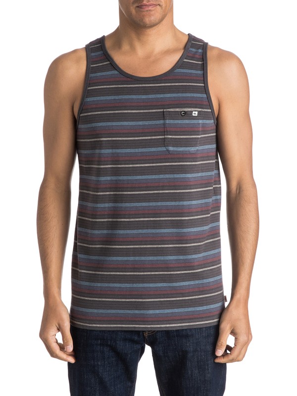 quiksilver, Strippen Tank, TARMAC (kta0) 0 Strippen Tank EQYKT03433 Quiksilver