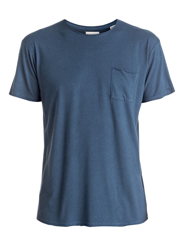 quiksilver, The Organic - Tee-Shirt à poche, DARK DENIM (brq0) 0 The Organic - Tee-Shirt à poche Bleu EQYKT03448 Quiksilver
